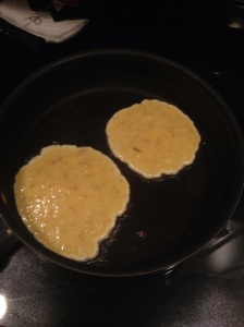 2 regular pancakes